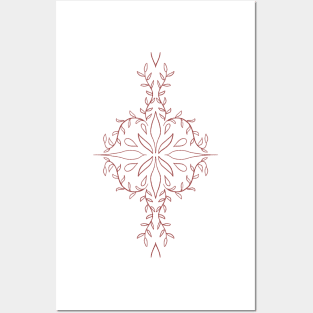 Mandala pattern Posters and Art